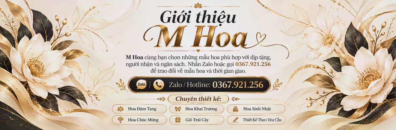 Ảnh bìa Shop hoa tươi Xã Yên Thuỷ Phú Thọ - Gói ghém những lời muốn gửi